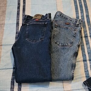 Rustler and Wrangler jeans (mens)